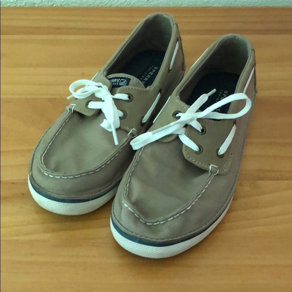 Boys SPEERY Top Sider Shoes sz 4 EUC